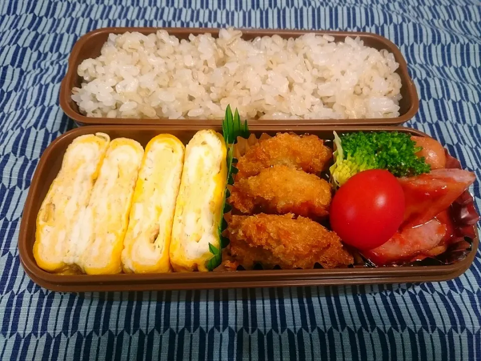 Snapdishの料理写真:☆今日のお弁当☆ パパのお弁当作り始めました。|hamamaさん