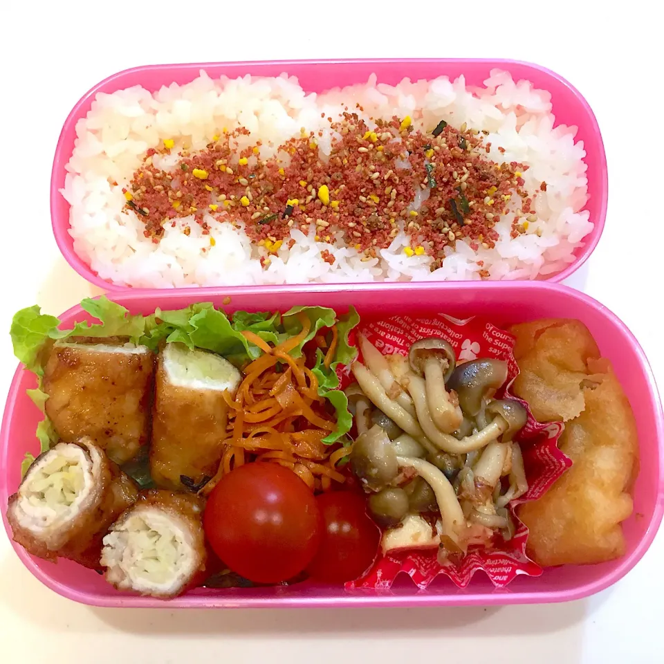 Snapdishの料理写真:キャベツの肉巻き弁当！|よくちゃんさん