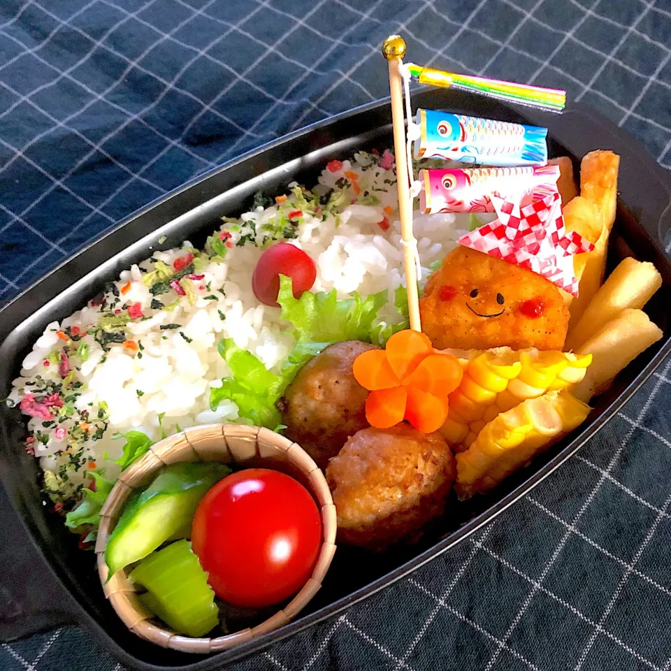 Snapdishの料理写真:旦那様弁当★こどもの日弁当|emichococo625さん