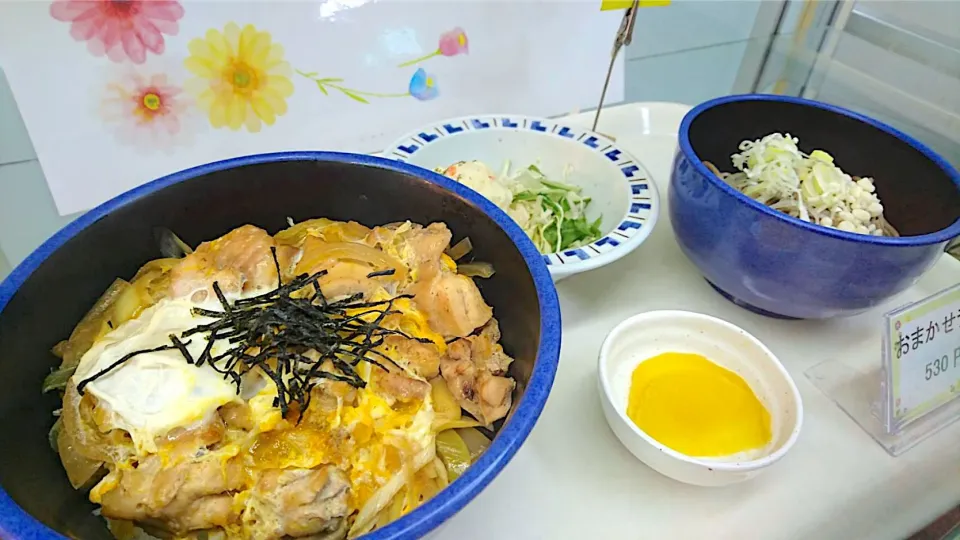 親子丼とハーフかけそばセット|nyama1さん