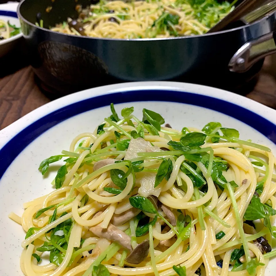 タケノコとシメジのパスタ|ともこさん