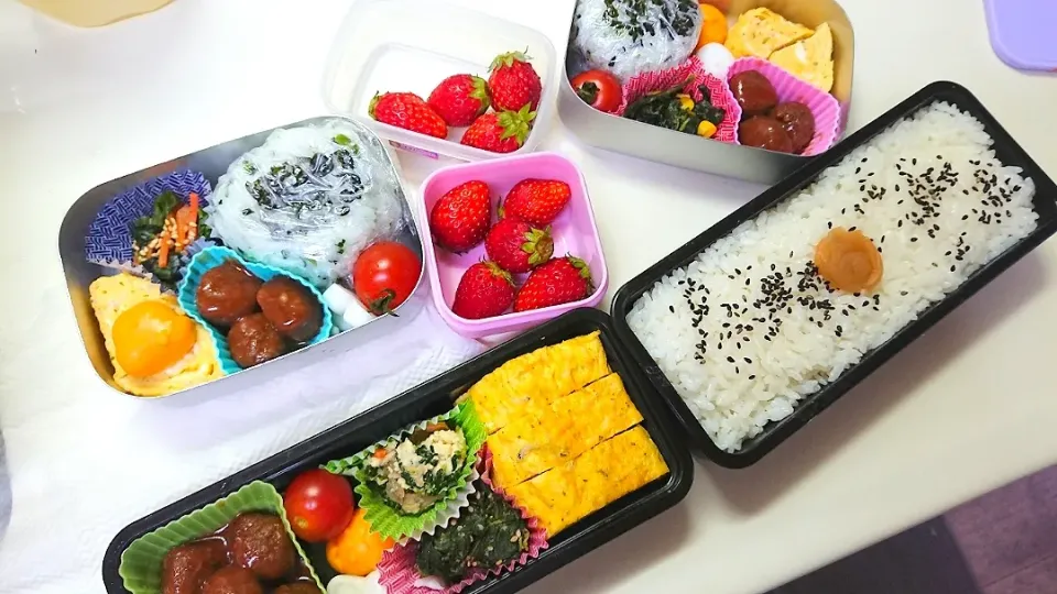 家族のお弁当🍱|mky710801さん