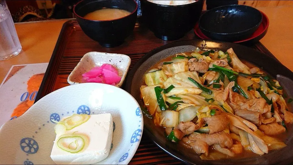 もつ炒め定食@伊藤園✨|メイメイda.さん