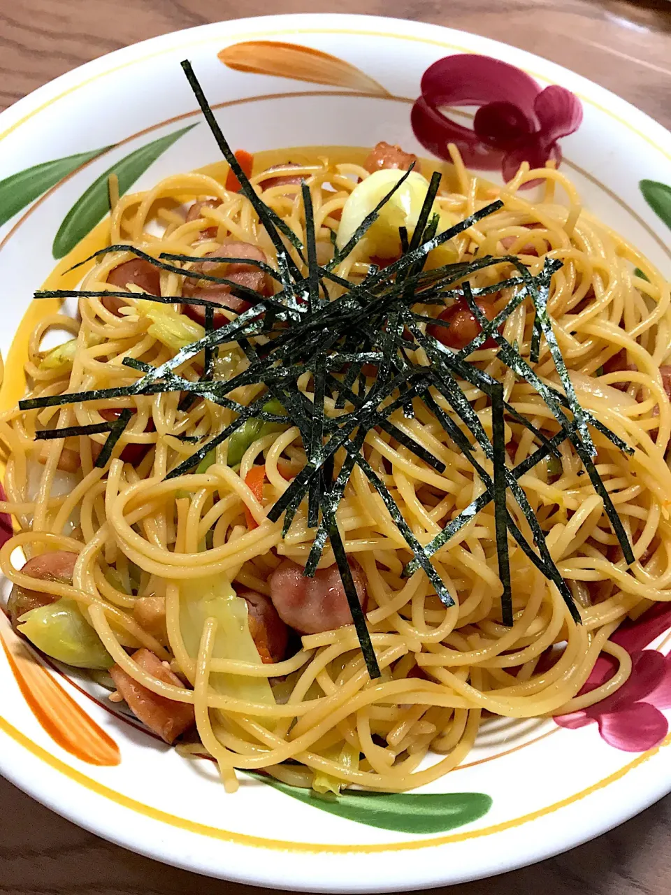 ウィンナー、キャベツのpasta|ゆーママさん