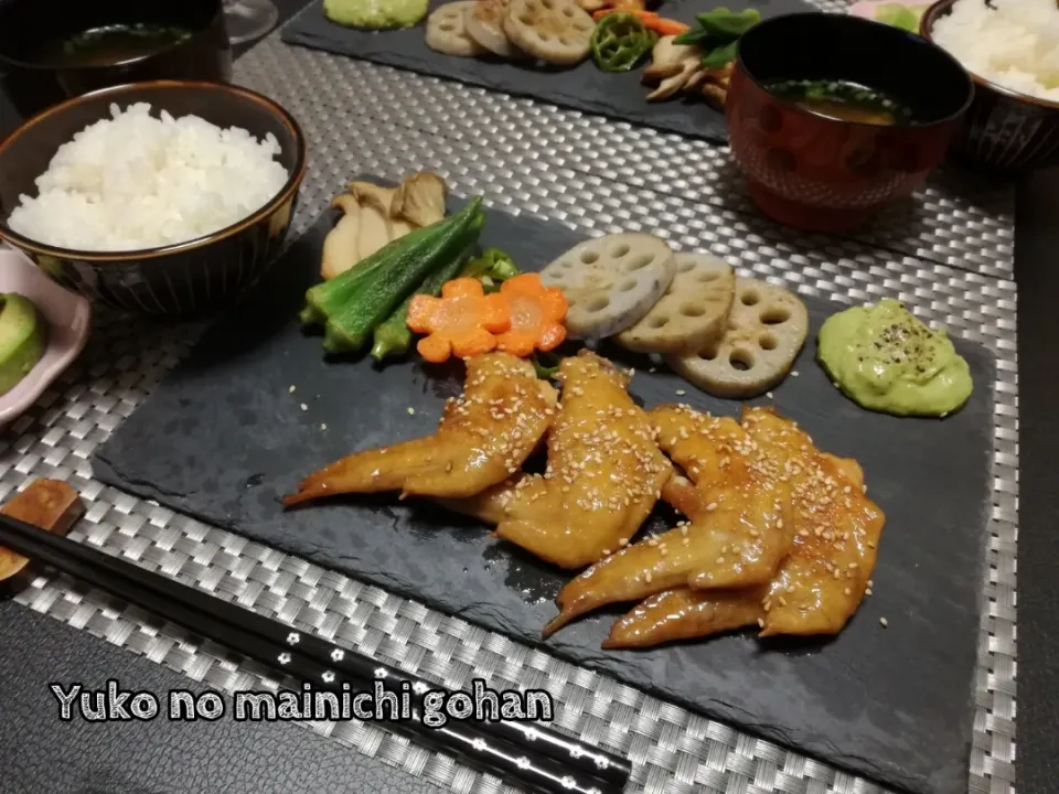 夜ご飯～甘辛鶏手羽先～|cookinyukoさん