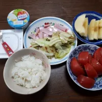 今日の朝ごはん|もーまるさん