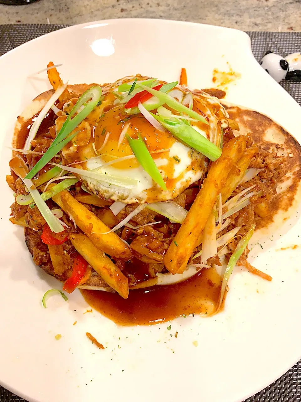 BBQ Pulled Pork & French Fire Dish|twinwoodconnieさん