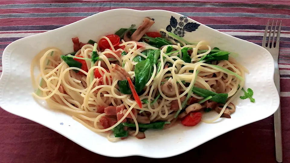 Saturday simple pasta|Ai Yamamotoさん