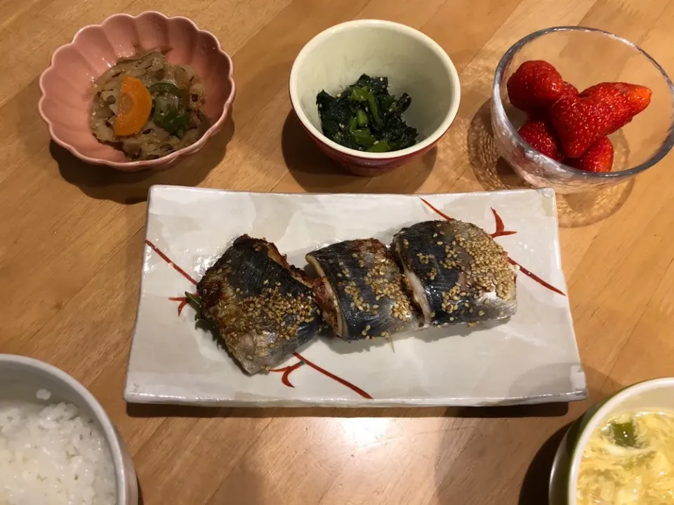 Snapdishの料理写真:アジの梅しそ焼き★|Natsuki Ishikawaさん