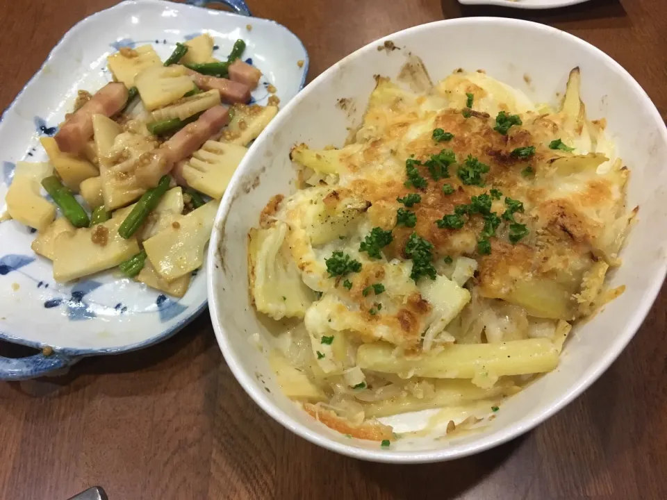 Snapdishの料理写真:今日は洋風筍料理|sakuramochiさん