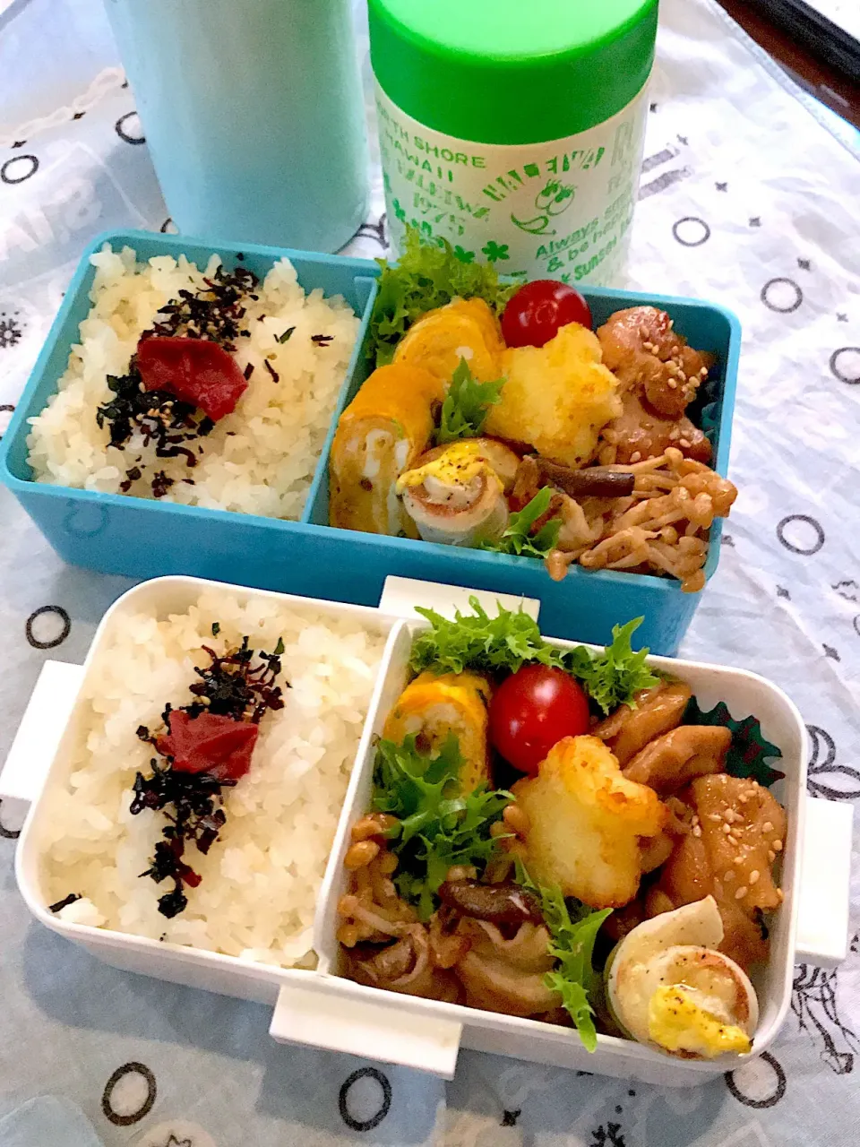 Snapdishの料理写真:2019.4.28  JK＆DD 甘辛焼き鳥🎶|rinrin*mama*さん