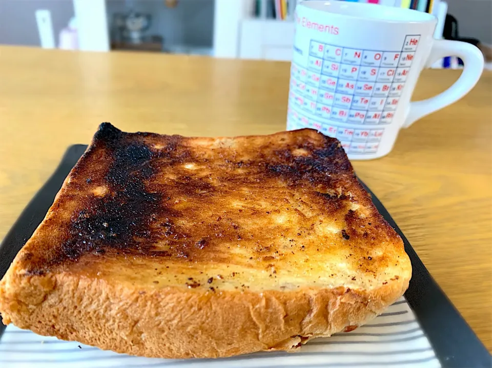 豆食パンで朝ごはん♪|あやさん