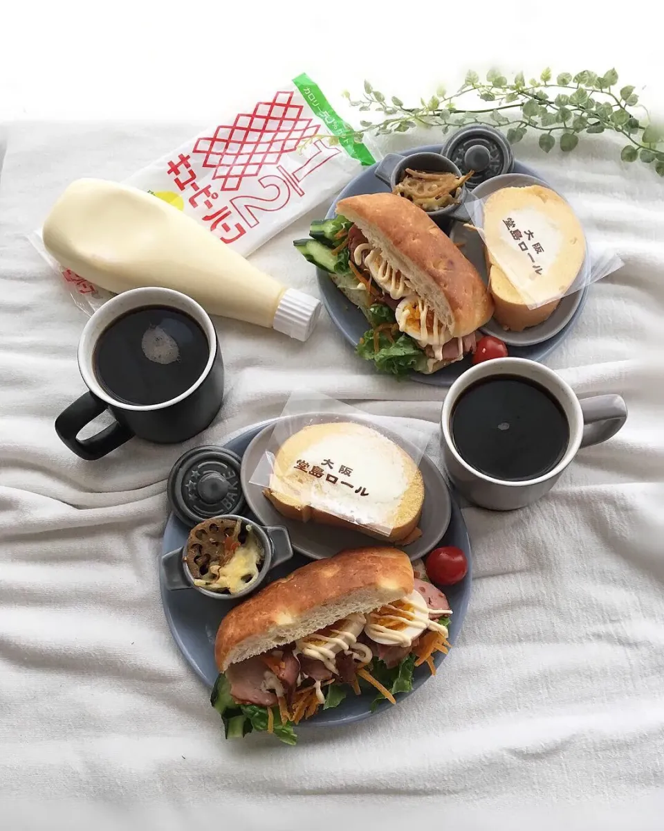 Snapdishの料理写真:フォカッチャサンド🥪|千景さん