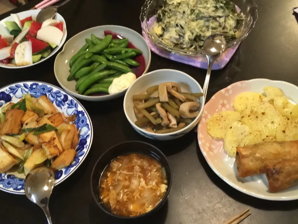 Snapdishの料理写真:春野菜たっぷりご飯|ふみちんさん