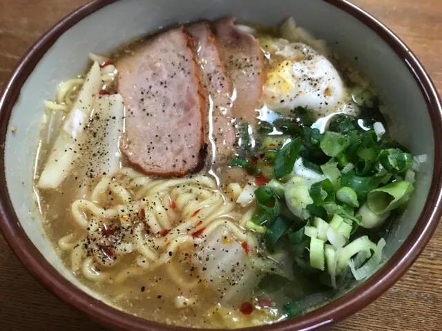 #マルちゃん正麺 🍜、味噌味❗️ (*´╰╯`๓)♬✨|サソリさん