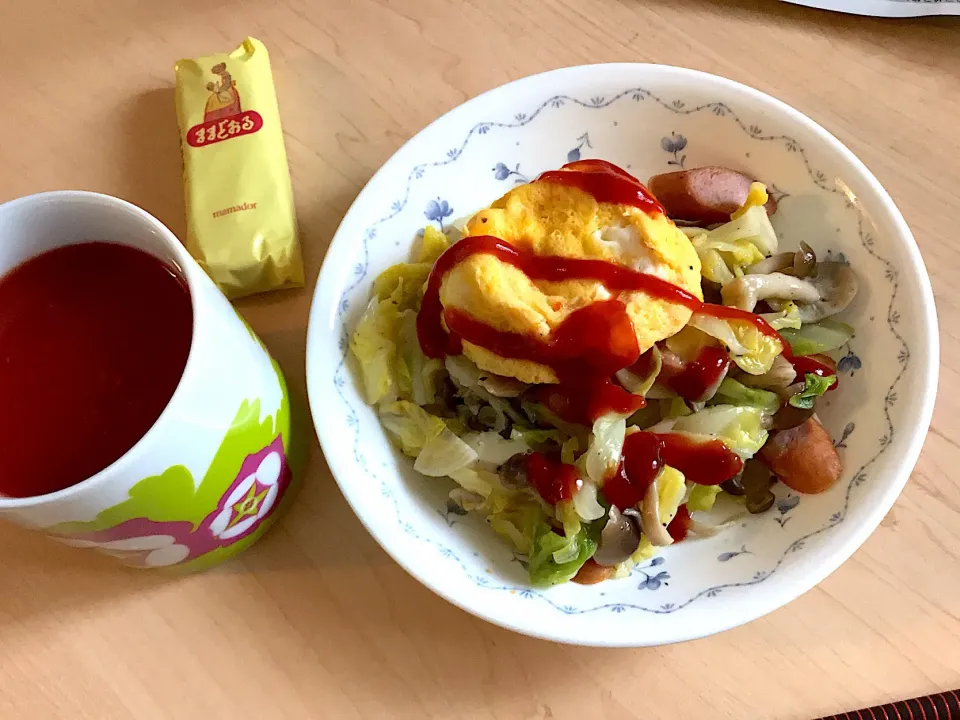 Snapdishの料理写真:4月29日朝食|ばぁさんさん