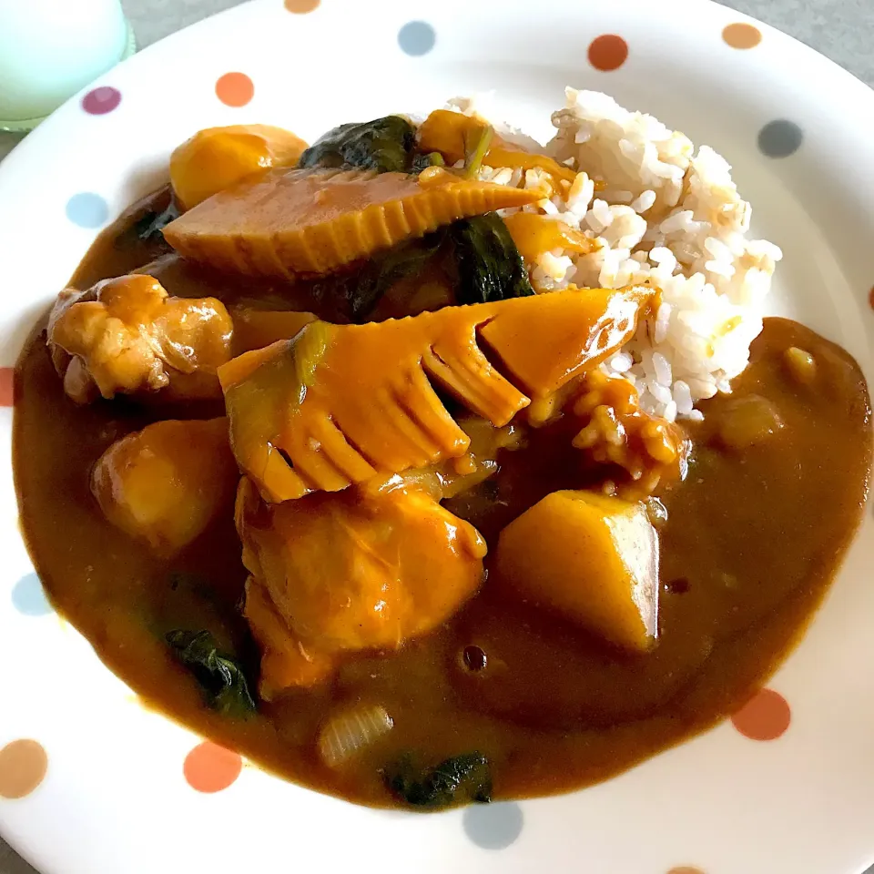 Snapdishの料理写真:たけのこカレー|taki1027さん