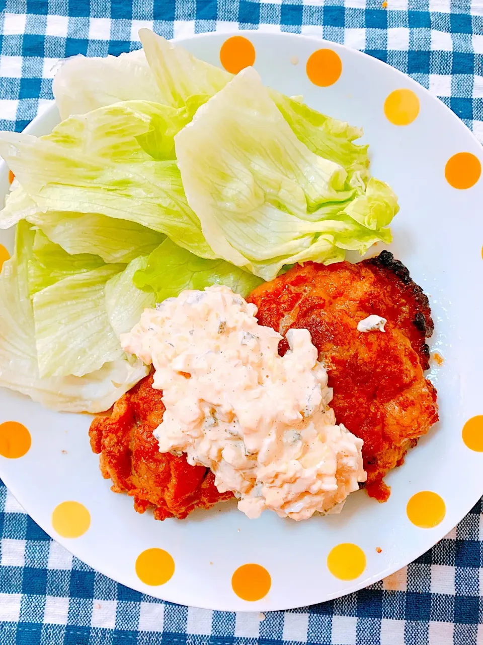 Snapdishの料理写真:チキン南蛮🍗🥭|くまきちさん