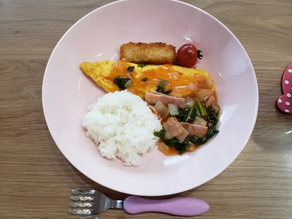 オムレツでランチ☀️🍴|kayoko.wさん