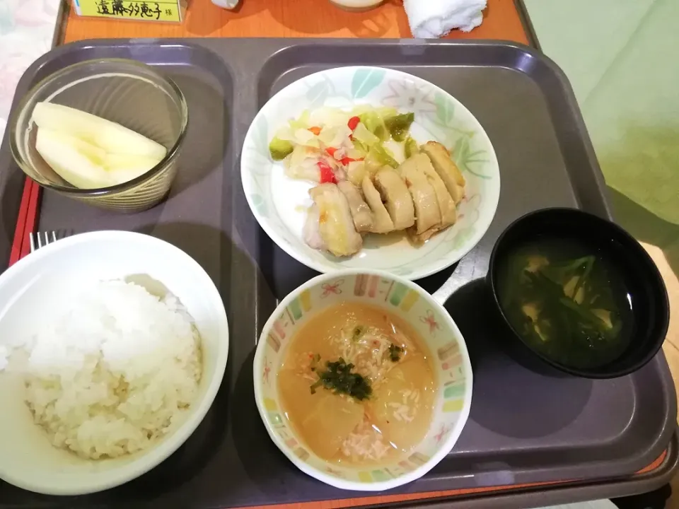 2019/4/29
病院食夕飯|たえさん