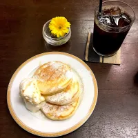 Snapdishの料理写真:お店Food♡ふわふわパンケーキ♪|cake0726さん