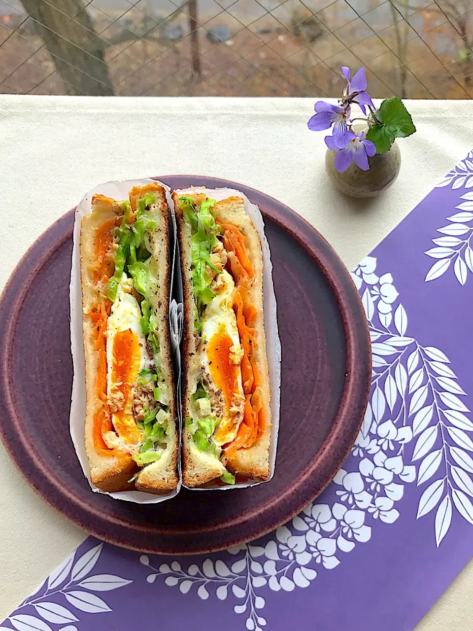 Snapdishの料理写真:平成最後の昼ごはん ホットサンド🥪|砂雪さん