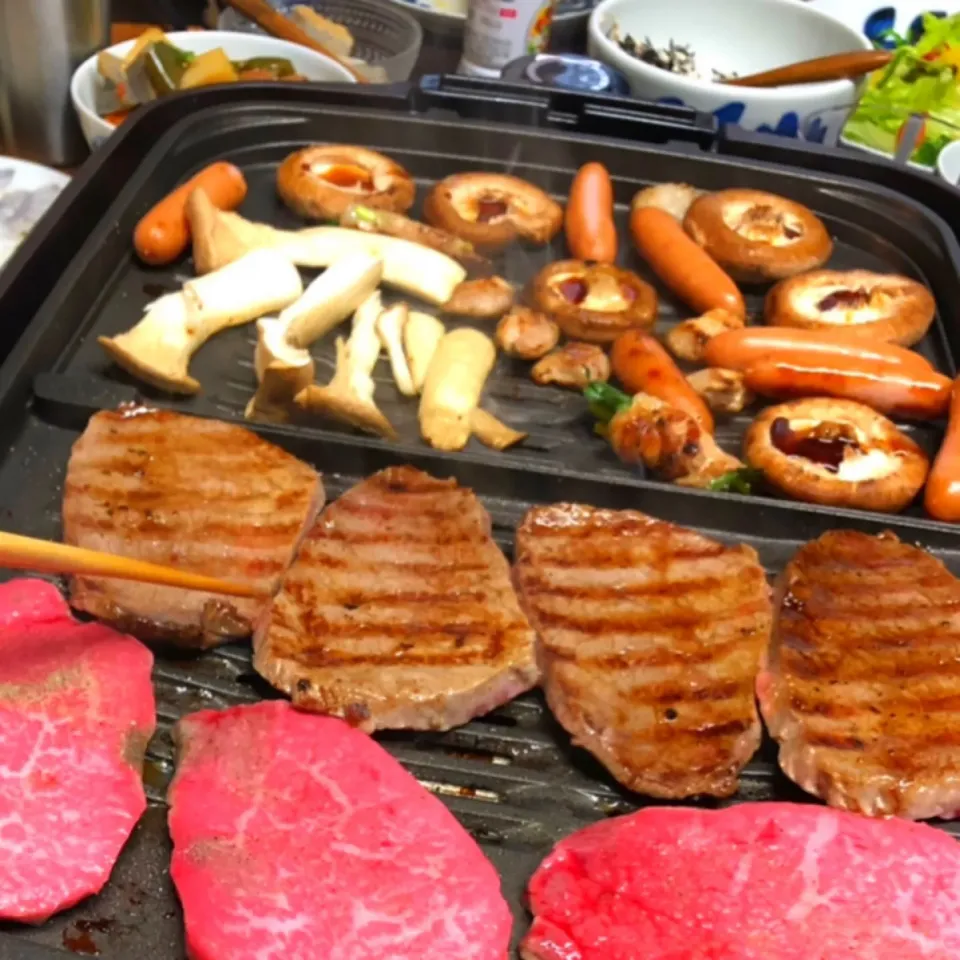 Snapdishの料理写真:お家で焼肉パーティ|tamiさん