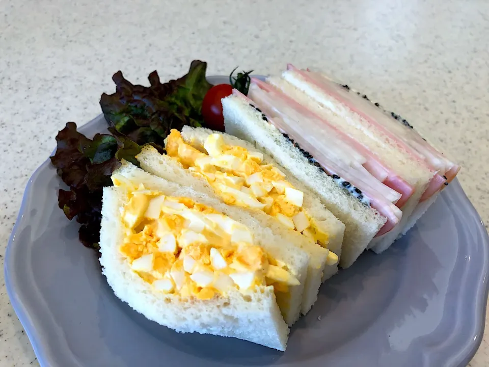 【だいこんサンド】大根のサンドイッチ🥪と、たまごサンド🥚 #サンドイッチ|ヨッチャンさん