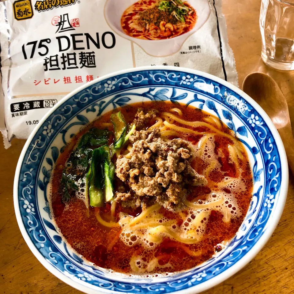 きょうのお昼ごはん#担々麺#全然辛くない#残ったスープでリゾットの方が美味しかった#麺ブームが終わりつつある#実家ごはん|ゆかｕさん