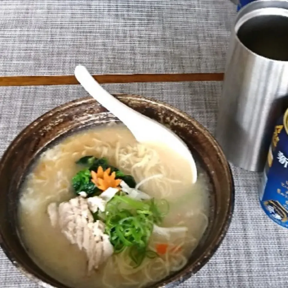 令和初ラーメンはお家で豚骨ラ王|Reikoさん