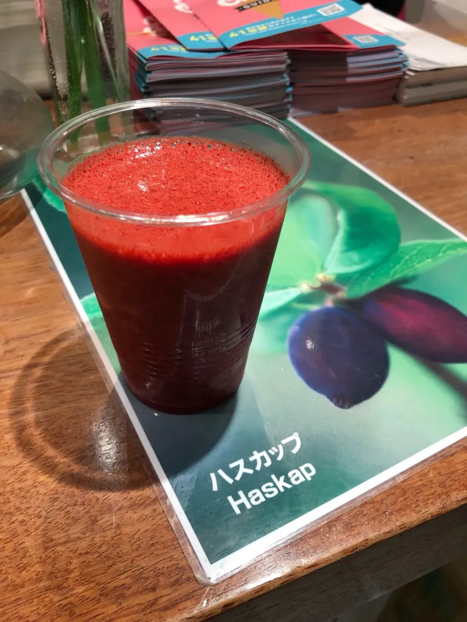 Snapdishの料理写真:ハスカップジュース🥤|Sakikoさん