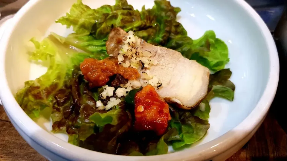 pork belly with roasted garlic|steven z.y.さん