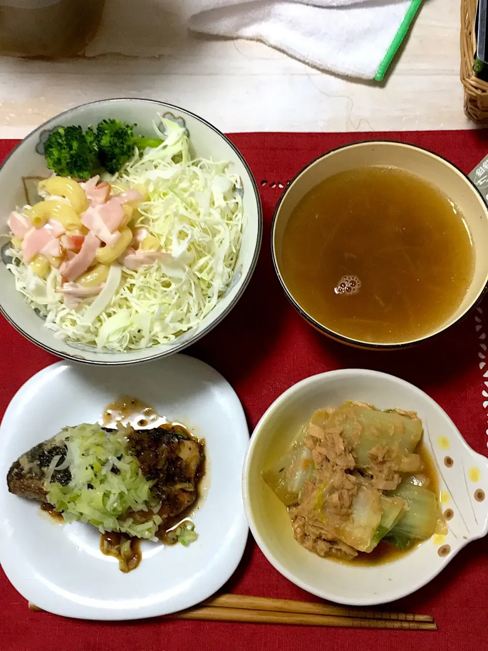 ブリポン、白菜ツナ煮|あんどうさん