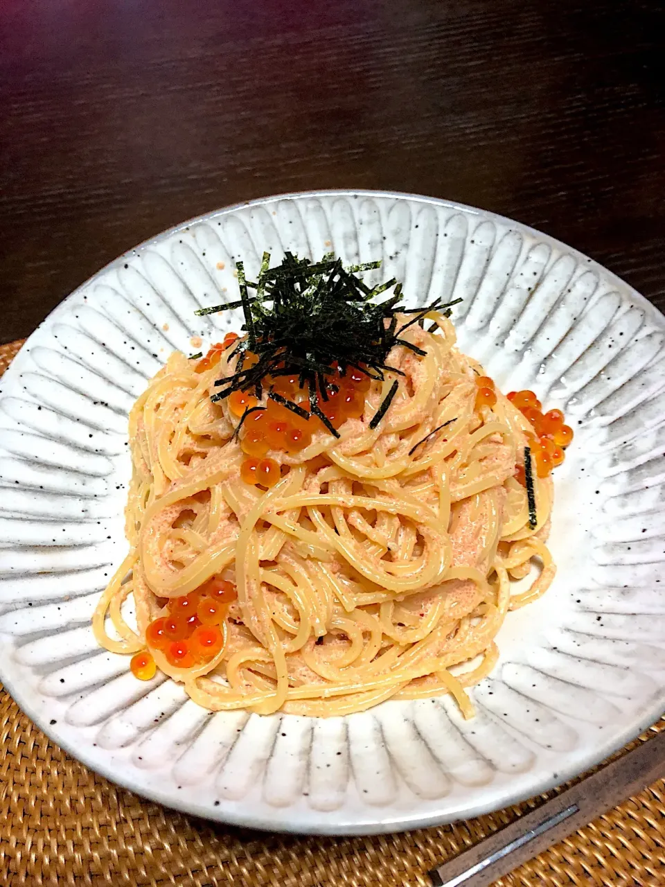 Snapdishの料理写真:明太子クリームパスタ⑅◡̈*|natsuさん