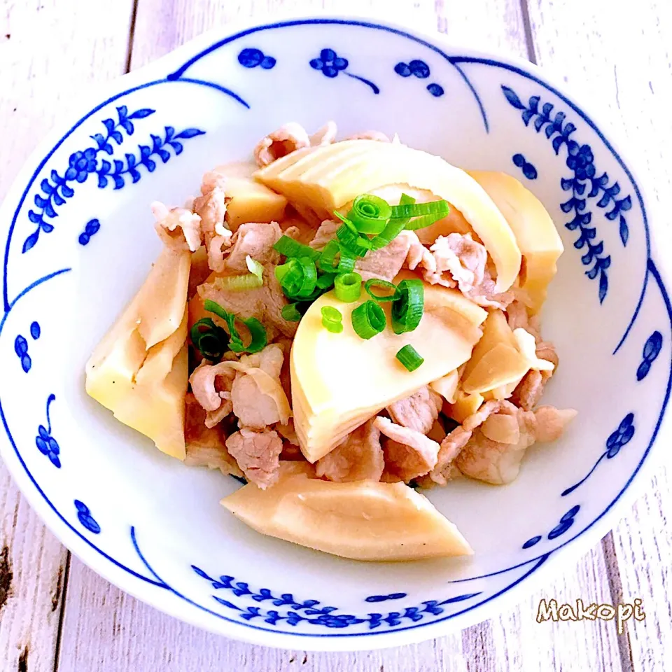 筍と豚バラ肉の煮物 (^^)♡|まこぴ～♪さん