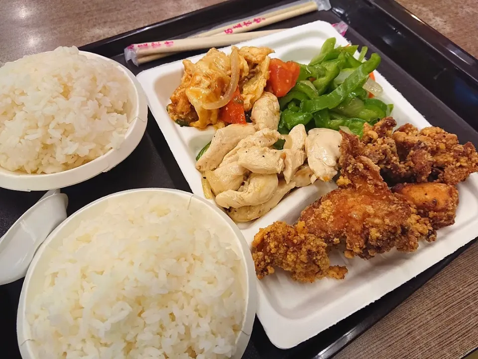 Snapdishの料理写真:外ご飯|Y－Mさん