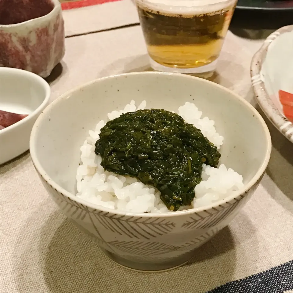 Snapdishの料理写真:アカモクねばねばごはん|麻紀子さん