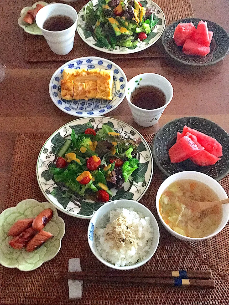 Snapdishの料理写真:ゴールデンウィークの朝ごはん|junjun86さん