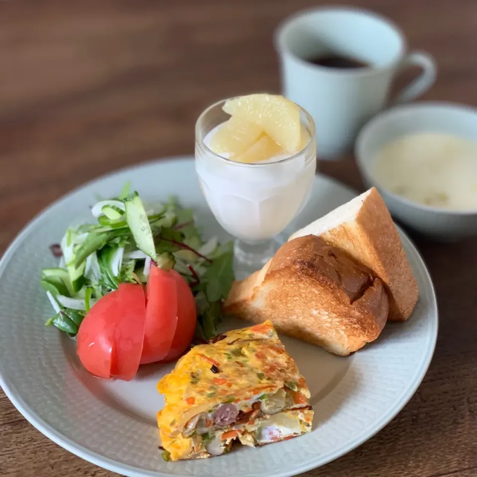 今日の朝ごはん|ぺんぎんさん