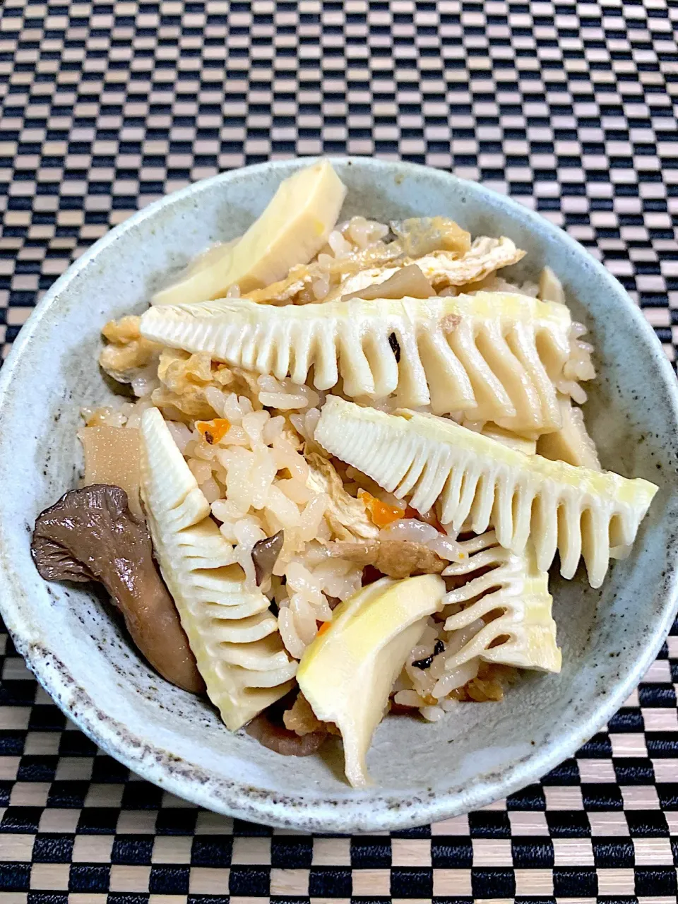 ヤマモリの五目釜めしで 超簡単🍀京都亀岡産筍の炊き込みご飯|tachiさん