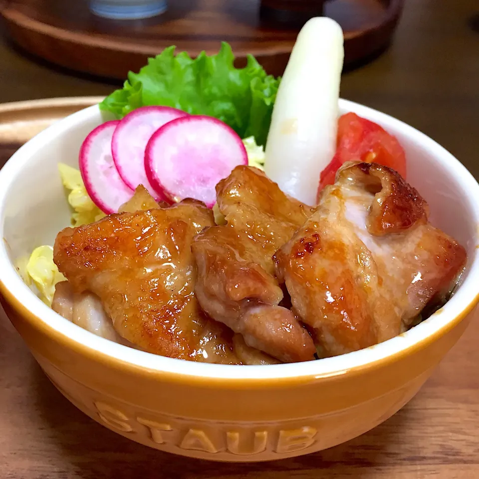 照り焼きチキン丼|satoeさん