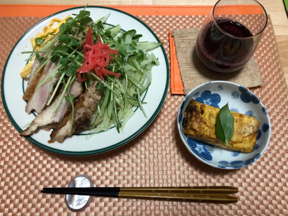 Snapdishの料理写真:サッポロ一番塩ラーメンサラダ仕立て|のんのんさん