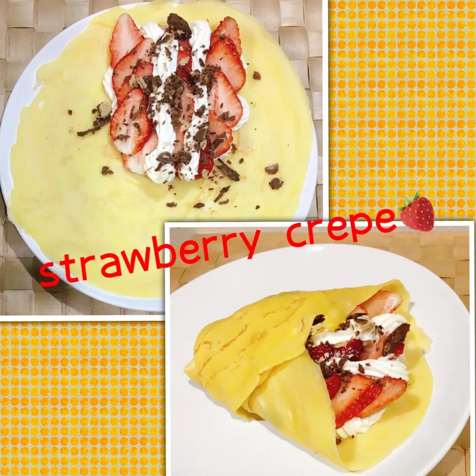 strawberry crepe♪|ぐぅさん