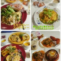 Snapdishの料理写真:エリンギとカマンベールの春巻き
ミルクカレースパゲティー
パスタのおまとめ