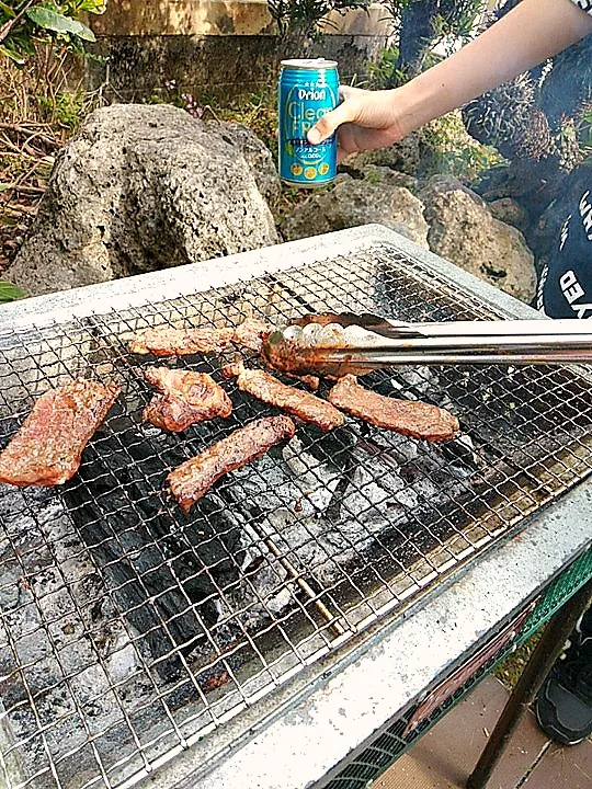 引っ越し祝いで庭でBBQ|みどりさん