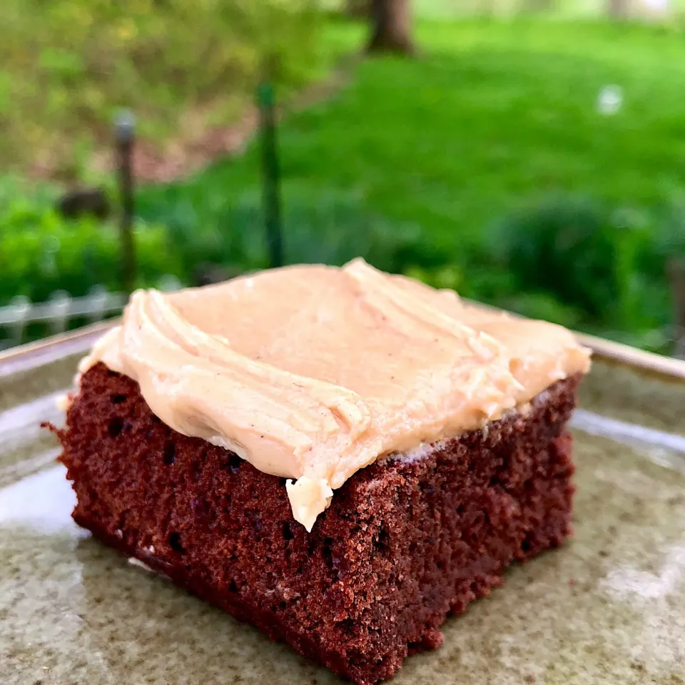 Devil’s food cake with peanut butter frosting.|Dean M Rogersさん