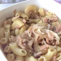 レンジでツナサラダパスタ|くまのんさん