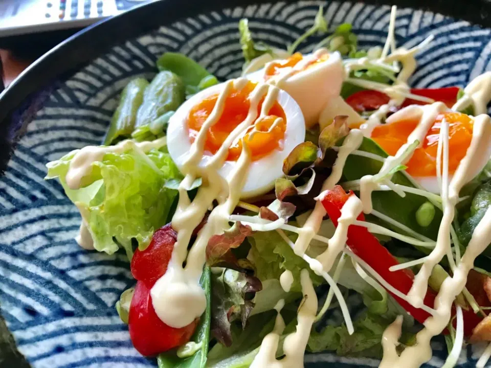 20190505🎏🍚我が家の朝ごはん🥗
 #あさごはん # #washoku #半熟卵|akiyo22さん