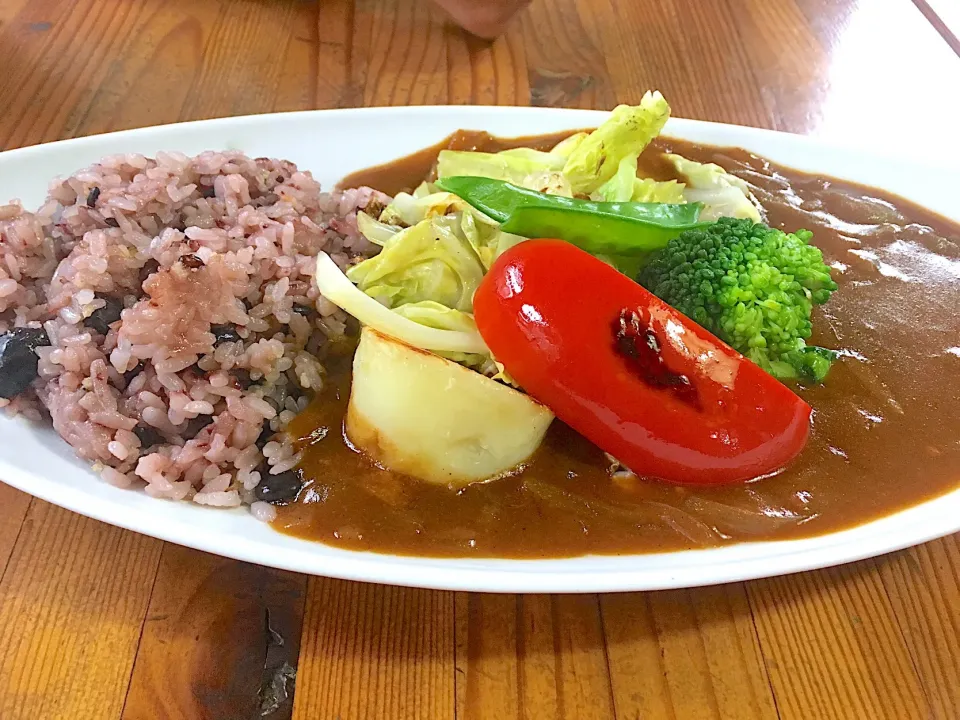 季まま亭の春カレー（伊豆大島）|織衣（おかま）さん