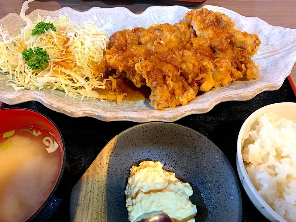 黒酢チキン南蛮定食|ぶりっとさん